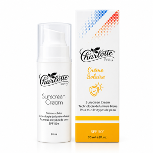 کرم ضد آفتاب بی‌رنگ پرتی شارلوت SPF50 حجم ۳۰ میلی‌لیتر